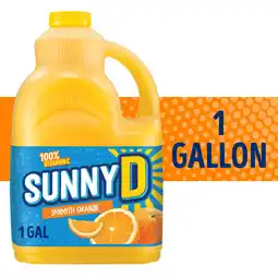Walmart SUNNYD Smooth Orange Juice Drink, 1 Gallon Bottle offer