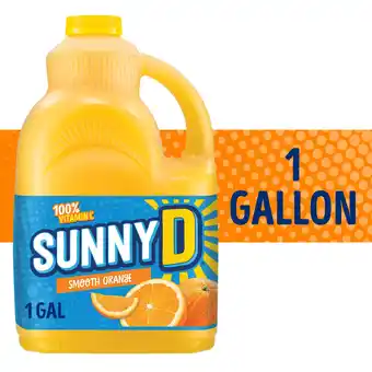 Walmart SUNNYD Smooth Orange Juice Drink, 1 Gallon Bottle offer