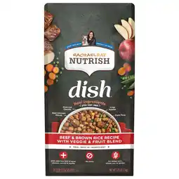 Walmart Rachael Ray Nutrish Dish Beef & Brown Rice Recipe with Veggies & Fruit Dry Dog Food, 3.75 lb. Bag offer
