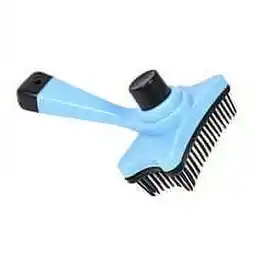 Walmart FACEGA Pet Dog Cat Hair Grooming Brush Comb Easy to Clean Hair Fur Shedding Tool offer