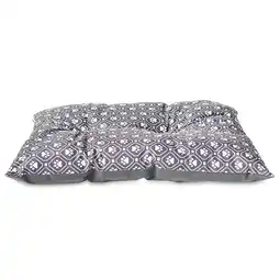 Walmart Vibrant Life Tufted Plush Pet Bed, Gray Paw, 27 x 36 offer
