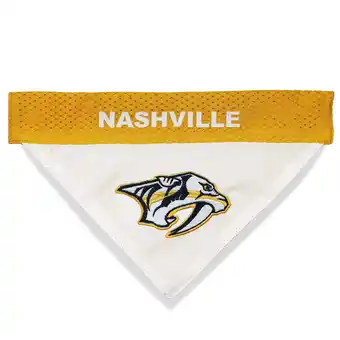 Walmart Pets First NHL Nashville Predators Bandana! NEW Reversible Pet Bandana - 2 sided Premium Bandanna offer