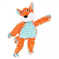 Walmart KONG Floppy Knots Fox Dog Toy - Squeaker & Rope Toy for Engaging, Mess-Free Play offer