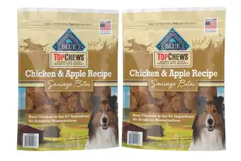 Walmart 2 Pack | Top Chews Chicken & Apple Recipe 100% Natural Dog Treats offer
