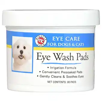 Walmart Miracle Care by MiracleCorp/Gimborn Eye Clear Sterile Eye Wash Pads, 90-Count, White (424297) offer