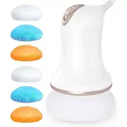 Walmart NEXPURE Handheld Massager, 6 Washable Gel Pads Portable and Rechargeable offer