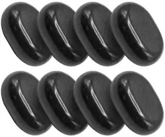 Walmart Sivan Health and Fitness 8-Piece Large Black Basalt Hot Stone Set offer