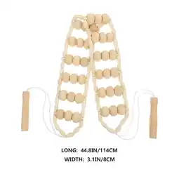 Walmart KAKOWELY Wood Back Massager Beige for Office 1Pack offer