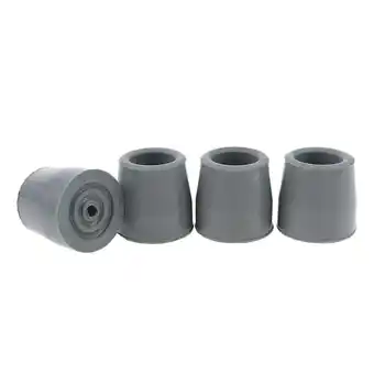 Walmart 4 Pcs Ferrule Rubber Crutch Tip Securely on Broken Ground Rock Gray offer