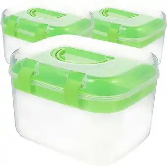 Walmart Storage Box 3 Pcs Medicine Container Art Bins Containers First Aid Kit Tool Office Plastic offer