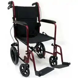 Walmart Karman Healthcare LT-1000HB-BD Transport Wheelchair-Burgundy offer