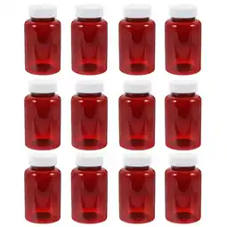 Walmart Eease 12 Empty Plastic Pill Bottles with Screw Caps for Chemicals and Powders offer