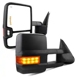 Walmart Ledkingdomus Power Heated Turn Signal Tow Mirrors For 2003-2006 Chevy Silverado Sierra 1500 2500 offer
