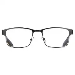 Walmart M+ Men's Ash +3.00 Rectangle Reading Glasses with Case, Black Matte offer
