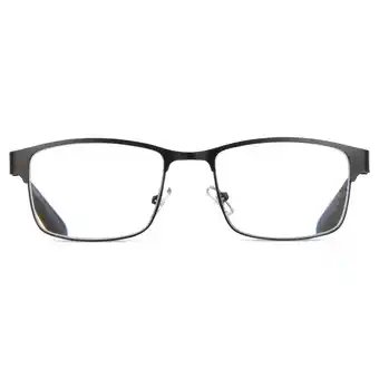 Walmart M+ Men's Ash +3.00 Rectangle Reading Glasses with Case, Black Matte offer