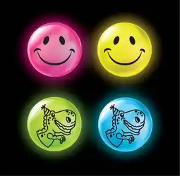 Walmart WAY TO CELEBRATE! 84PCS Glow in the Dark Plastic Bounce Balls, 1.2inch offer