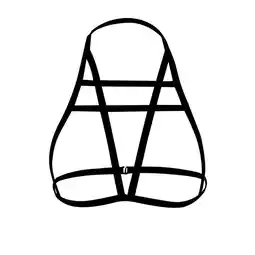 Walmart YOTMKGDO Bra Straps, Women Ladies Hollow Strappy Bra Cage Crop Top Bustier Tops, 1 Piece L offer