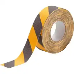 Walmart Brady Worldwide B2262185 78147 Anti-Slip Striped Tape Roll, Black & Yellow - 2 in. x 60 ft offer
