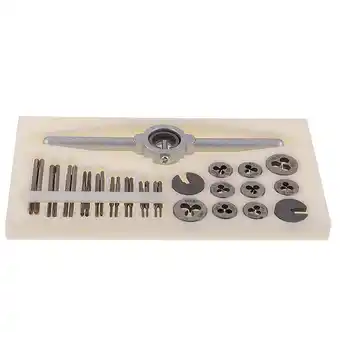 Walmart Zeiwohndc 31Pcs Mini HSS Metric Thread Plugs Taps Dies Wrench Handle Set M1-M2.5 Screw New offer