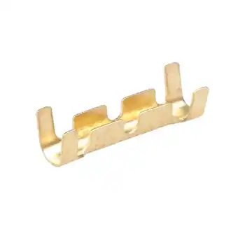 Walmart Zeiwohndc Brass Crimp Terminal U-shaped Terminal Guide Non-insulated Cable Wire Spade offer