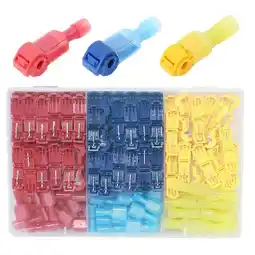 Walmart Zeiwohndc 144Pcs T-Tap Wire Connectors Quick Wire Splices Connectors Easy to Use offer
