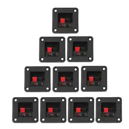 Walmart Zeiwohndc 10PCS Speaker Terminal Board Plate Square Spring Clip Binding Spring Post offer
