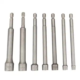 Walmart Zeiwohndc 5-12mm Socket Nut Impact Driver Adapter Drill Bits Socket Wrench Set 7 Pieces offer