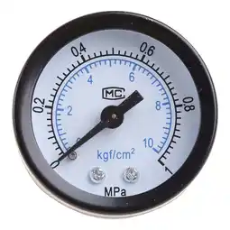 Walmart Zeiwohndc Mini Low Pressure Gauge 1/8 Back Mount Gauge with Metal Frame for Industrial offer