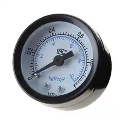 Walmart Zeiwohndc Portable Pressure Gauge 1/4-inch Thread Aluminum Pressure Meter Air Pressure offer