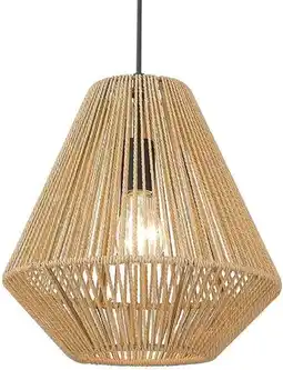 Walmart Goeco 1-Light Hand-Woven Rope Branch Chandelier Pendant Light offer