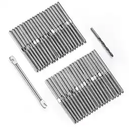 Walmart Stainless Steel Left Right Handed Thread Swage Lag Screws Cable Railing 40 Pack offer