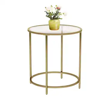Walmart Side Table, 23.6L x 11.8W x 23.6H, Rustic Brown offer
