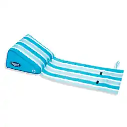 Walmart AquaPro Deluxe Unisex Pool Lounge and Backrest with Mat for Adults, Blue offer