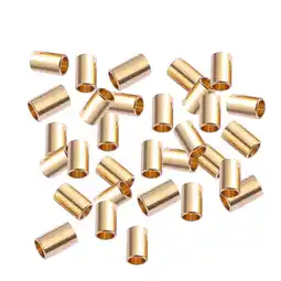 Walmart 100Pcs Copper Crimp Beads Craft Tubes for DIY Jewelry Making offer