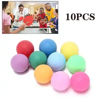 Walmart 10Pcs/Pack Colored Pong Balls 40Mm Entertainment Table Tennis Balls offer