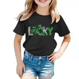 Walmart ZPWKLM T-Shirts For Infnat Short Sleeve Graphic Crew Neck Trendy Blouse For Newborns size 2-3T offer