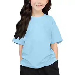 Walmart ZPWKLM Casual Shirt For Toddler Printed Round Neck Short Sleeved Clothing For Toddlers size 3-4T offer