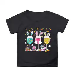 Walmart ZPWKLM ZPWKLM T-Shirts For Kid Round Neck Petal Short Sleeve Solid Color Top For Infnants size 3-4T offer