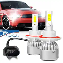 Walmart LED Headlight Bulb for 2005-2012 Ford Mustang 2006 2007 2008 2009 2010 2011 High Low Beam White offer
