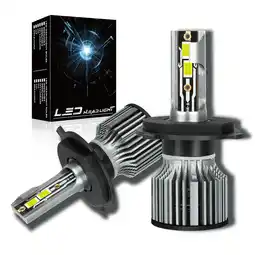 Walmart WVKVII H4 9003 LED Headlight Bulbs High Low Beam for Toyota Tundra 2000-2006 6500K White 2Bulbs offer