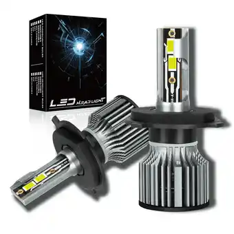 Walmart WVKVII H4 9003 LED Headlight Bulbs High Low Beam for Toyota Tundra 2000-2006 6500K White 2Bulbs offer