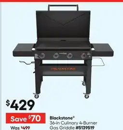 Lowe's 36-in Culinary 4-Burner Gas Griddle offer