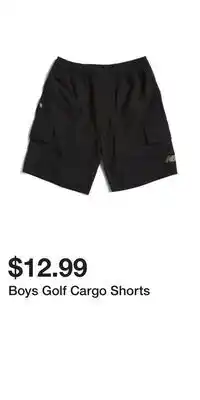 TJ Maxx Boys Golf Cargo Shorts offer