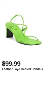 TJ Maxx Leather Faye Heeled Sandals offer