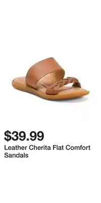 TJ Maxx Leather Cherita Flat Comfort Sandals offer