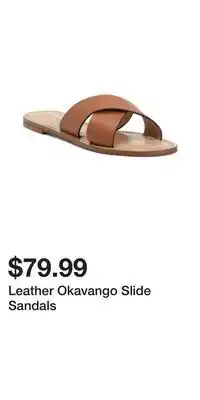 TJ Maxx Leather Okavango Slide Sandals offer