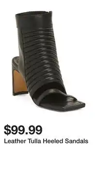 TJ Maxx Leather Tulla Heeled Sandals offer