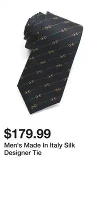 TJ Maxx Men's Made In Italy Silk Designer Tie offer