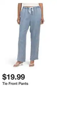 TJ Maxx Tie Front Pants offer
