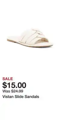 TJ Maxx Vistan Slide Sandals offer